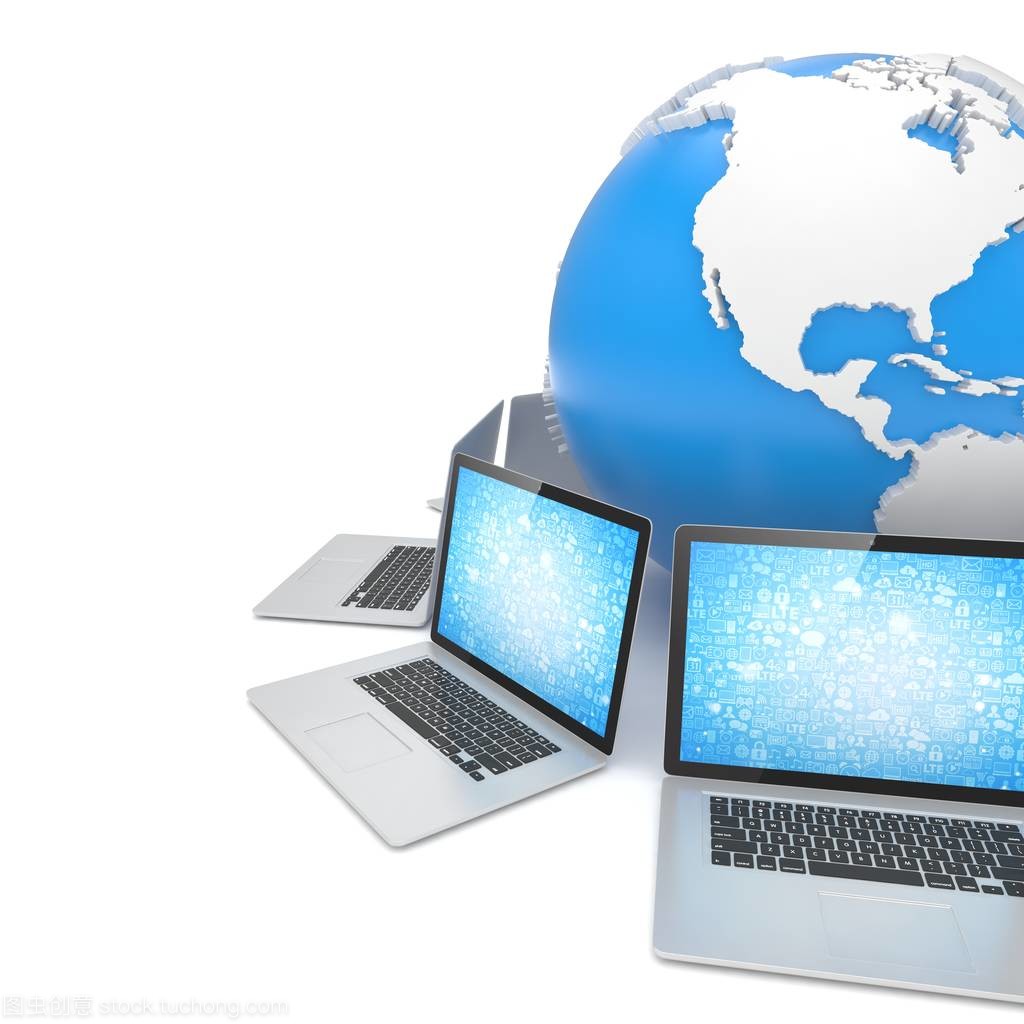 地球全球笔记本电脑网络 网络科技与计算机的融合革命